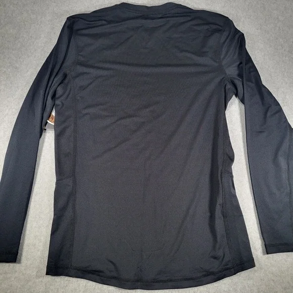 Realtree Long Sleeve Performance Hunting Tee Shirt Mens Small Black, Camo UPF 30 - Picture 13 of 16